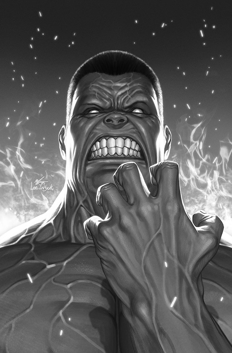 Red Hulk #1 InHyuk Lee B/W Virgin Variant LTD 175