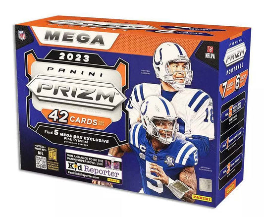 2023 Panini Prizm NFL Football Sealed Mega Box CJ Stroud