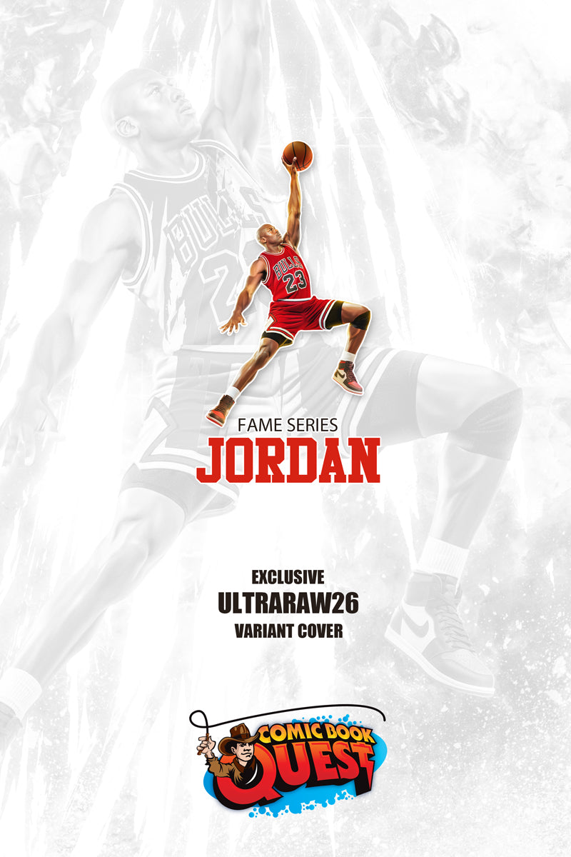 Michael Jordan #1 Fame Series Ultraraw26 CBQ Variant Back