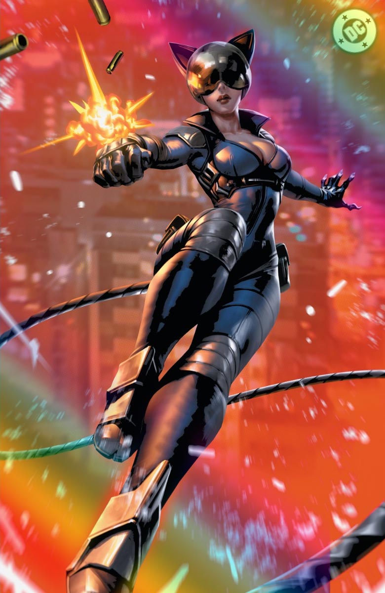Absolute Catwoman #1 Derrick Chew Spot Foil Variant LTD 600