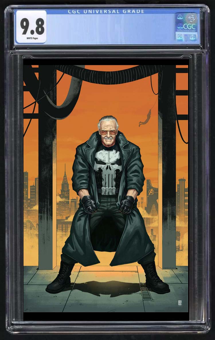 Absolute Stan Lee #1 Jackson Caspersz CBQ Exclusive Virgin Variant LTD 40