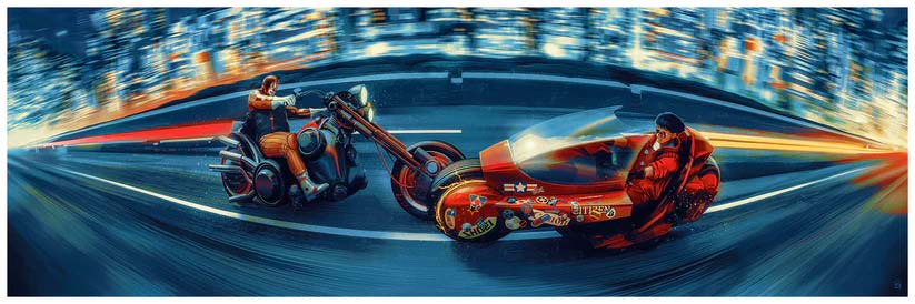 Akira 36x12" Giclee by Chris Skinner LTD 150