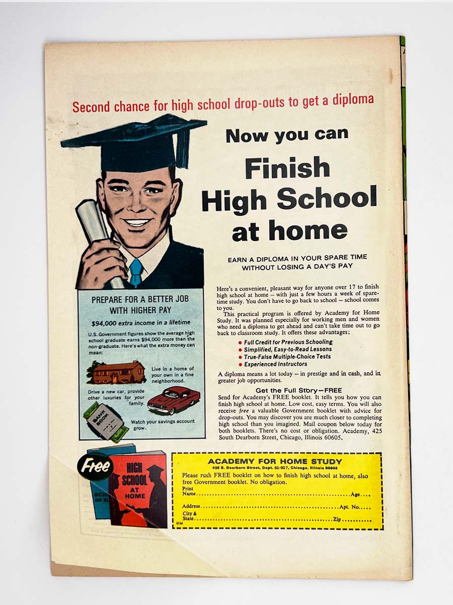 Avengers #90 Kree-Skrull War Part 2 Back