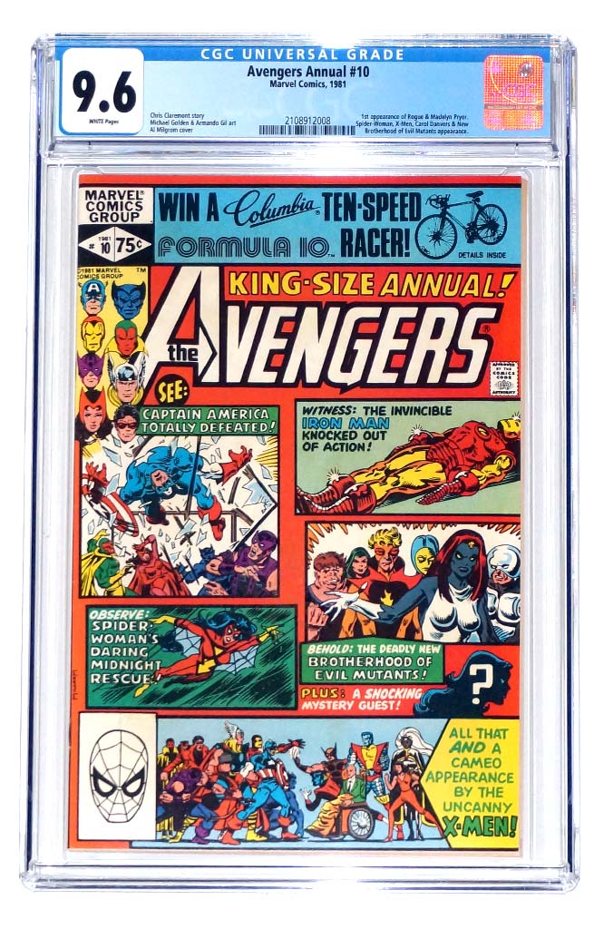 Avengers Annual #10 CGC 9.6 1st Rouge & Madelyn Pryor