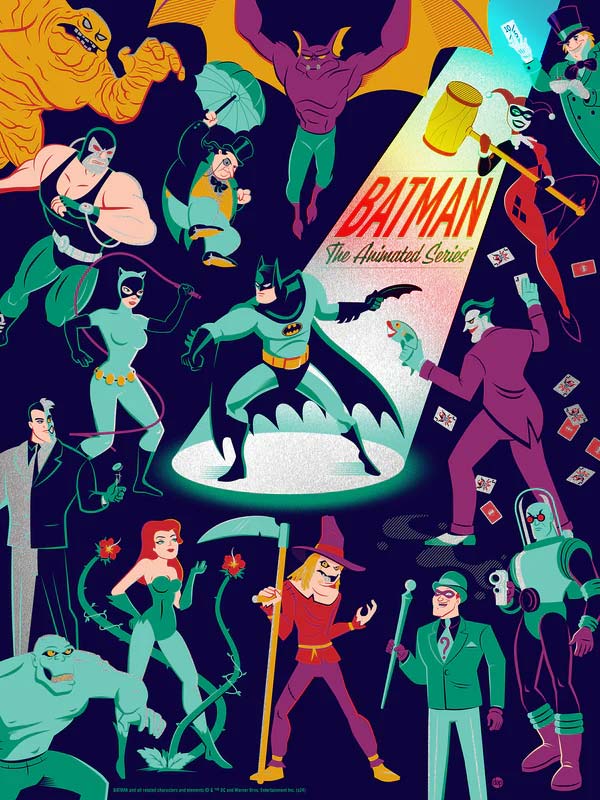 Batman: The Animated Series popular Art Book