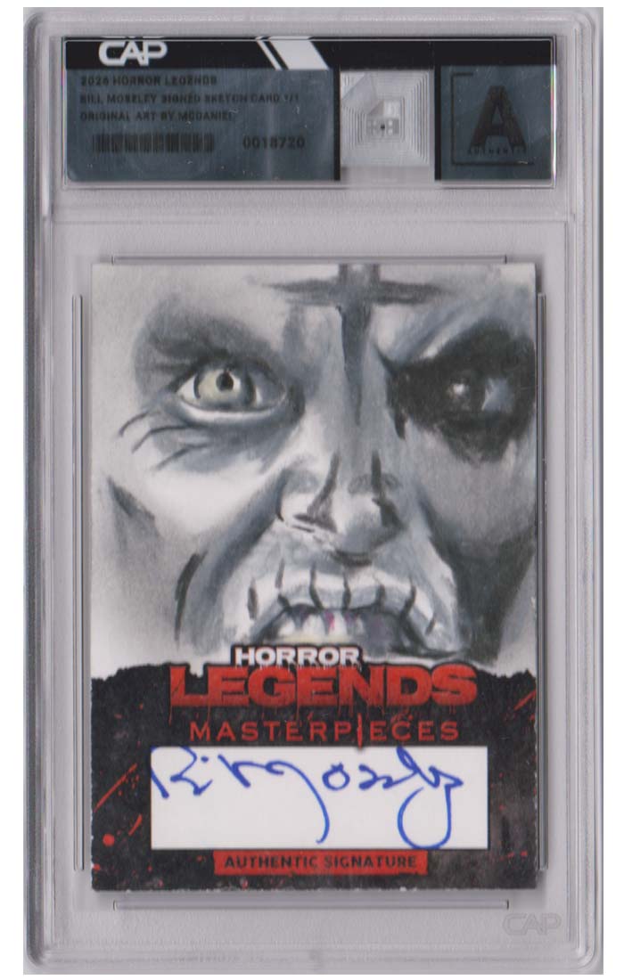 2026 Horror Legends Original Sketch Card of Otis Driftwood Signed by Bill Moseley 1/1