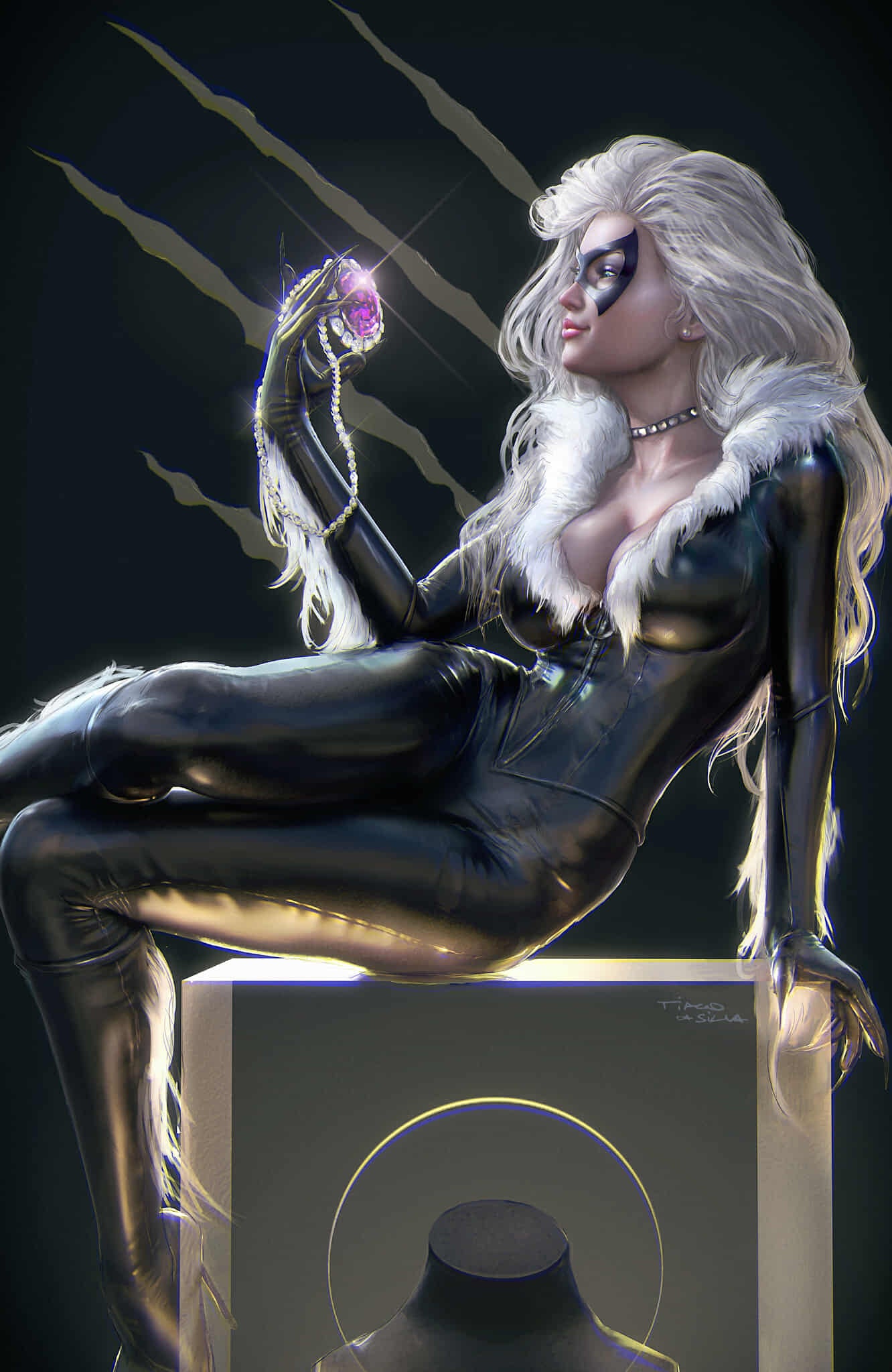 Black Cat #1 Tiago da Silva Virgin Variant