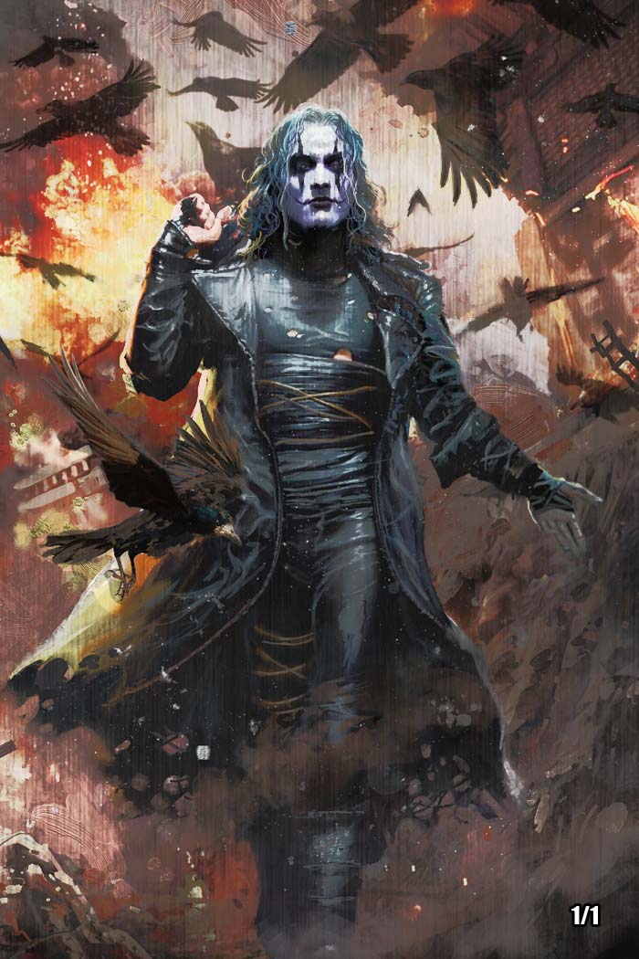 Brando Lee #1 Rudyao The Crow Color Metal Secret Variant LTD 1