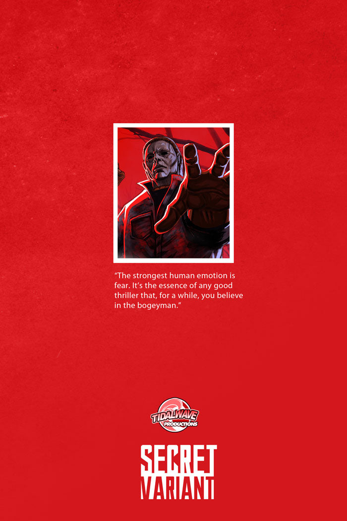 John Carpenter #1 Ben Vazquez Secret Blood Red Foil Variant Back