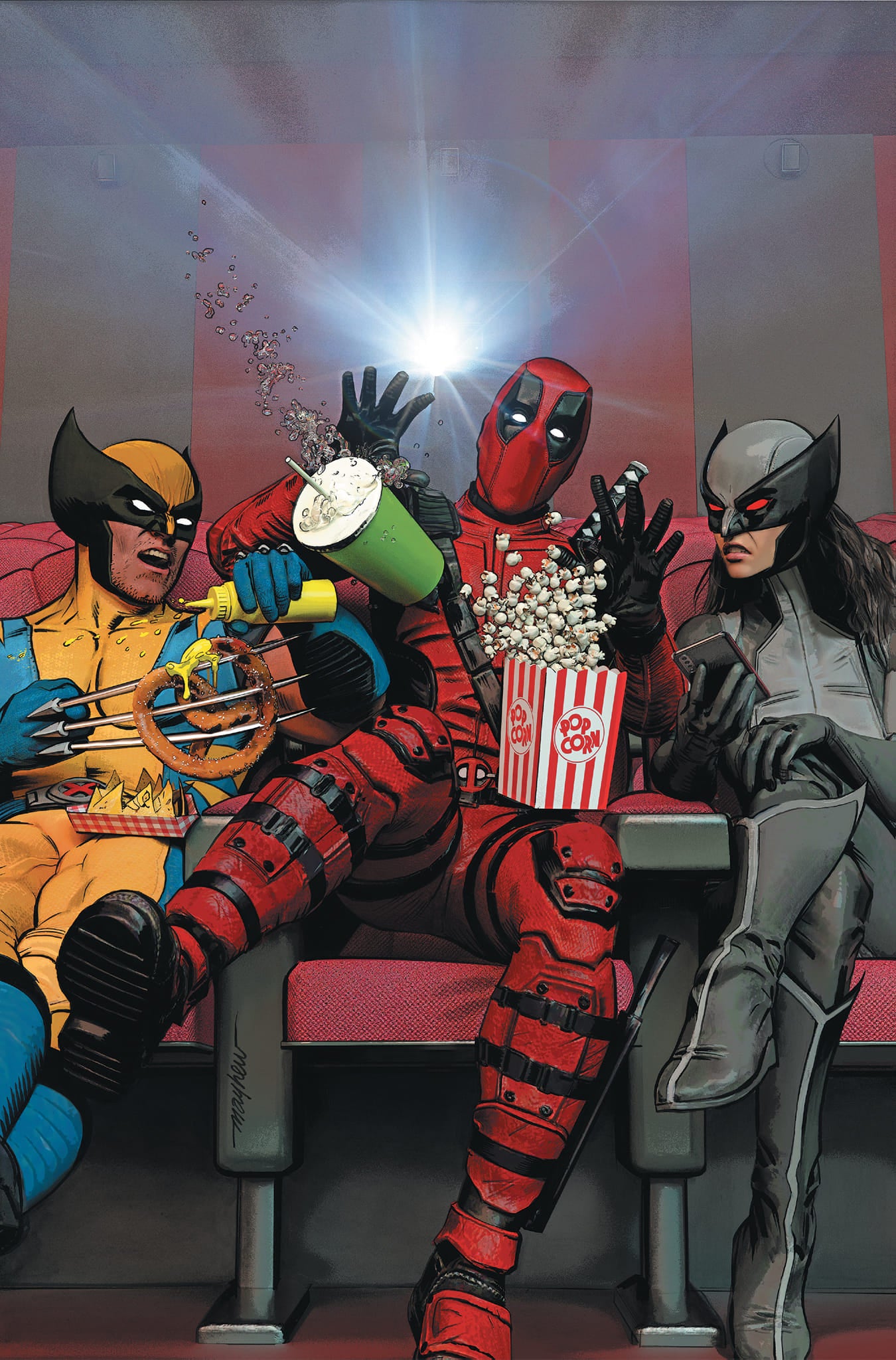 Deadpool #1 Mike Mayhew Virgin Variant 1st Death Grip