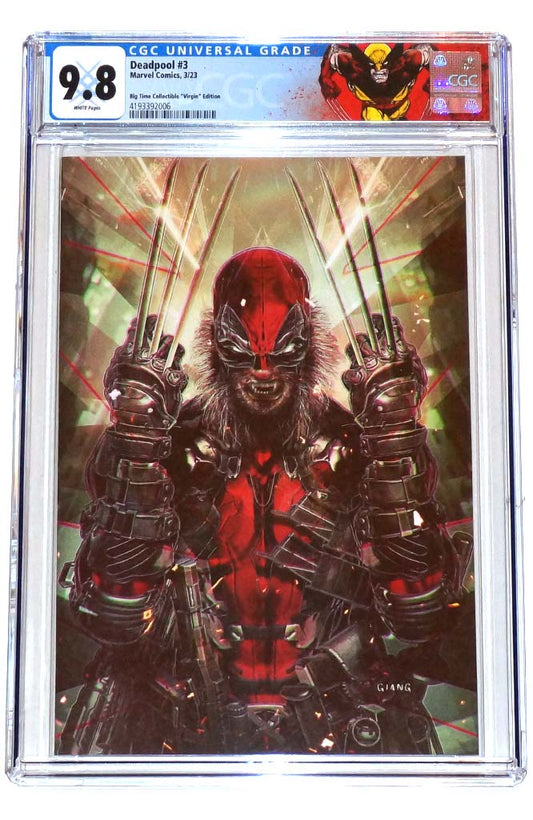 Deadpool #3 CGC 9.8 John Giang Virgin Variant