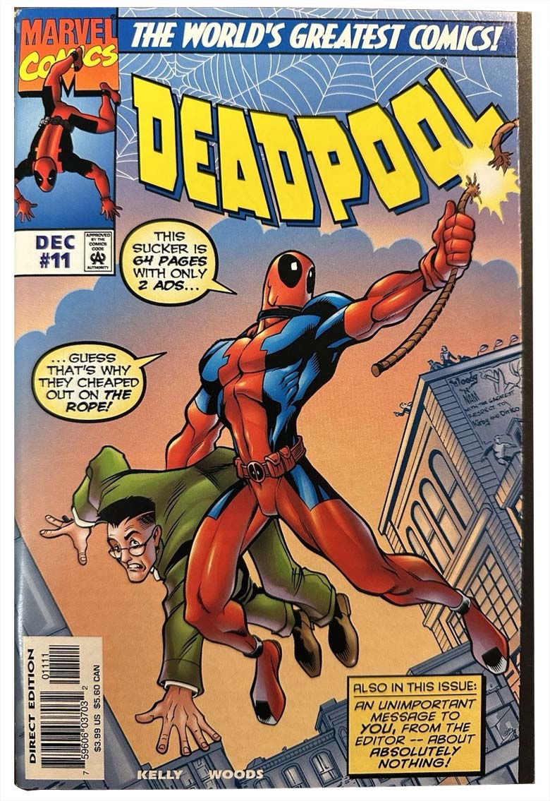 Deadpool #11 Amazing Fantasy 15 Homage Cover