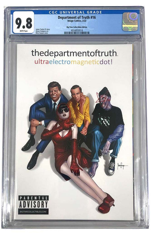 Department of Truth #16 CGC 9.8 Mico Suayan Recall Variant