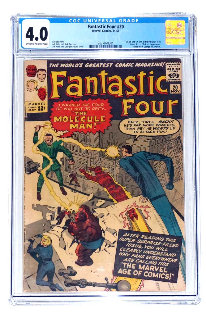Fantastic Four #20 CGC 4.0 1st App Molecule Man