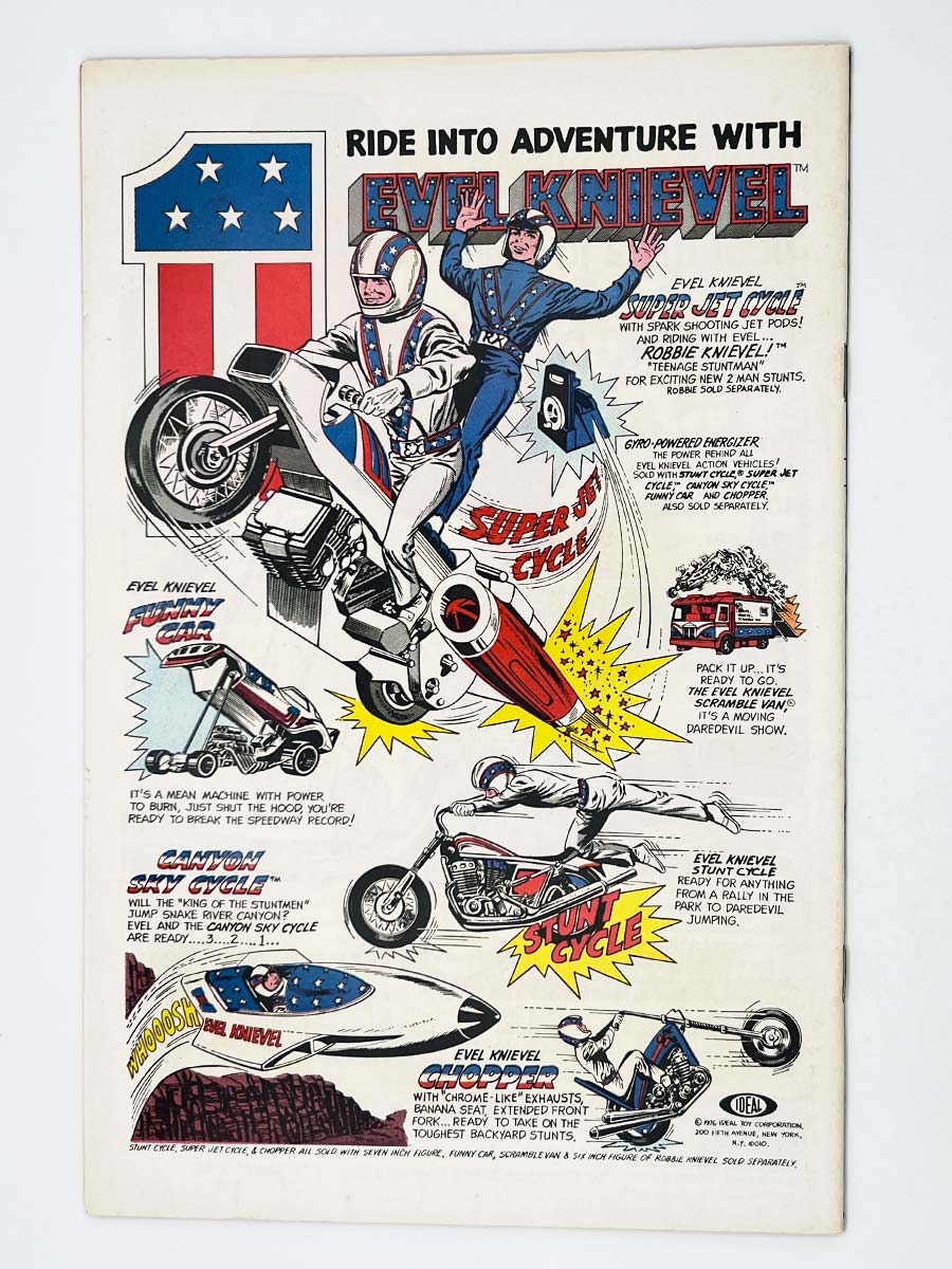 Ghost Rider #22 1974 1st App Enforcer Back