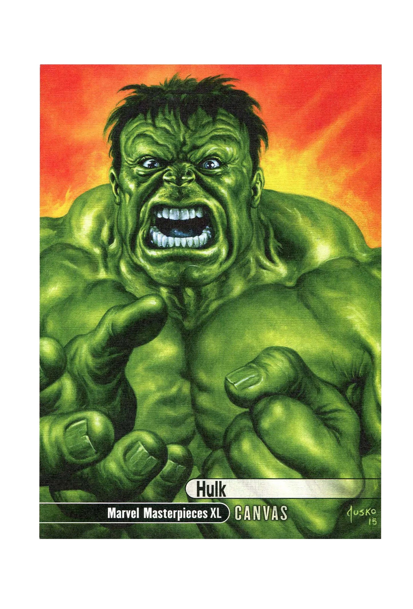 2024 Marvel Masterpiece XL Hulk Canvas