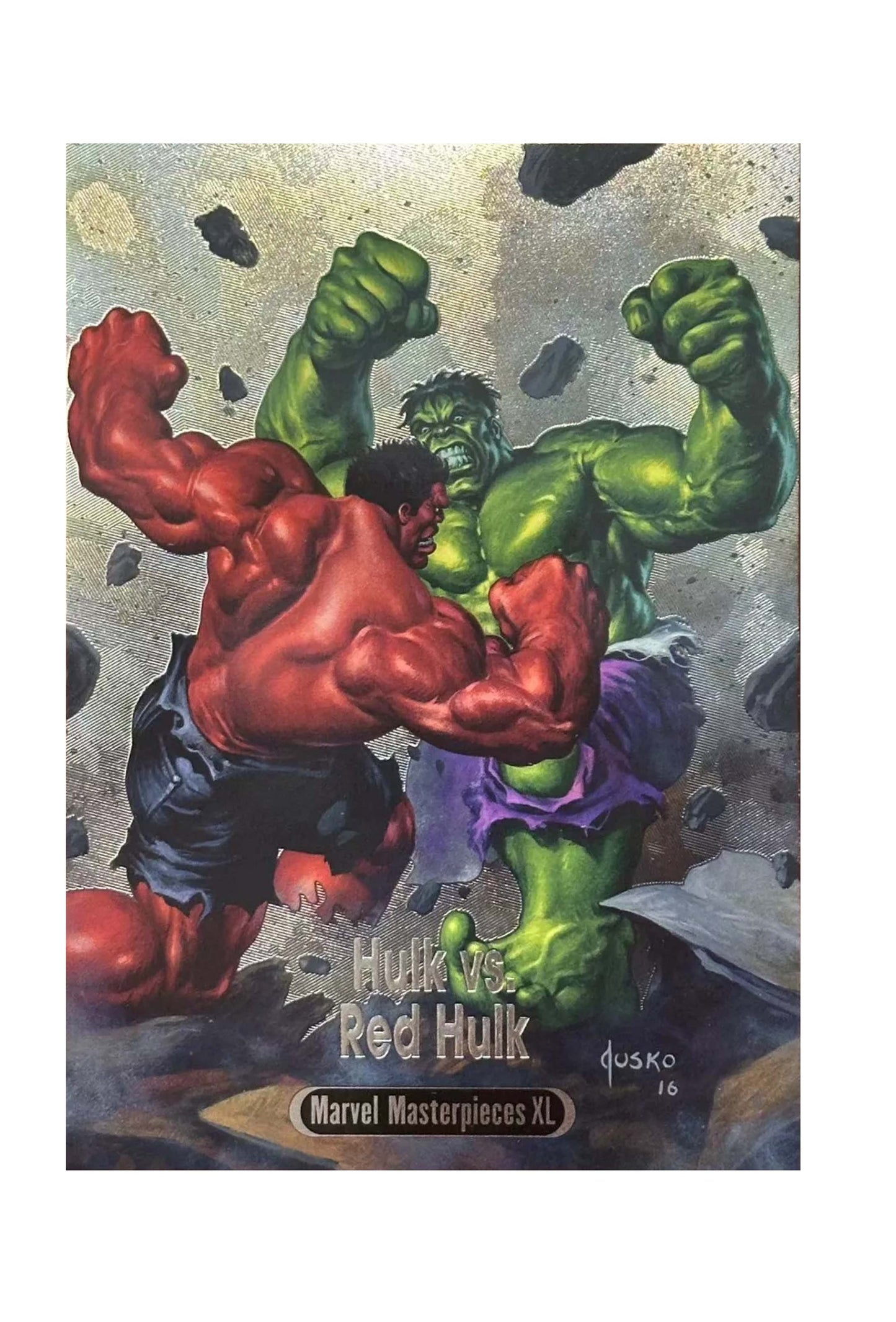 2024 Marvel Masterpiece XL Hulk vs Red Hulk Battle Spectrum