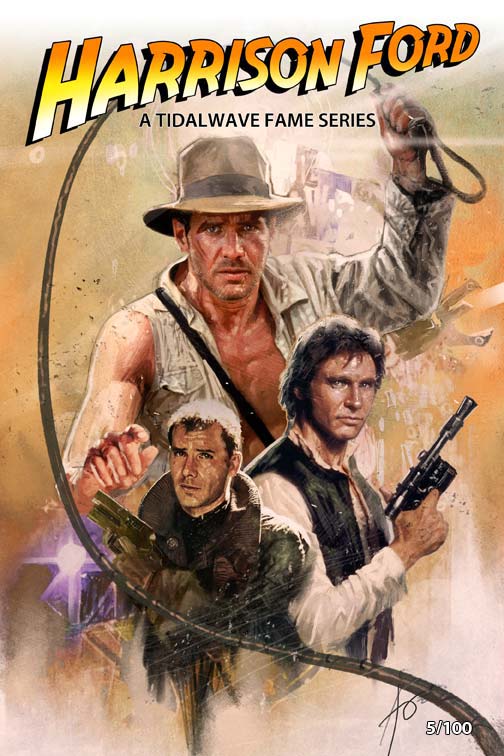 Harrison Ford Indiana Jones Han Solo Rich Deckard Original Cover Art by Rudy AO