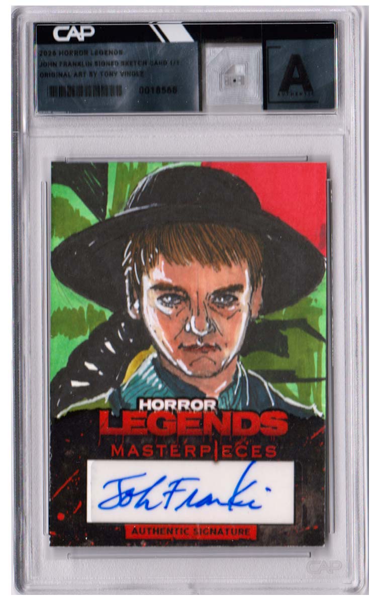 2026 Horror Legends Original Sketch Card of Isaac Signed by John Franklin 1/1