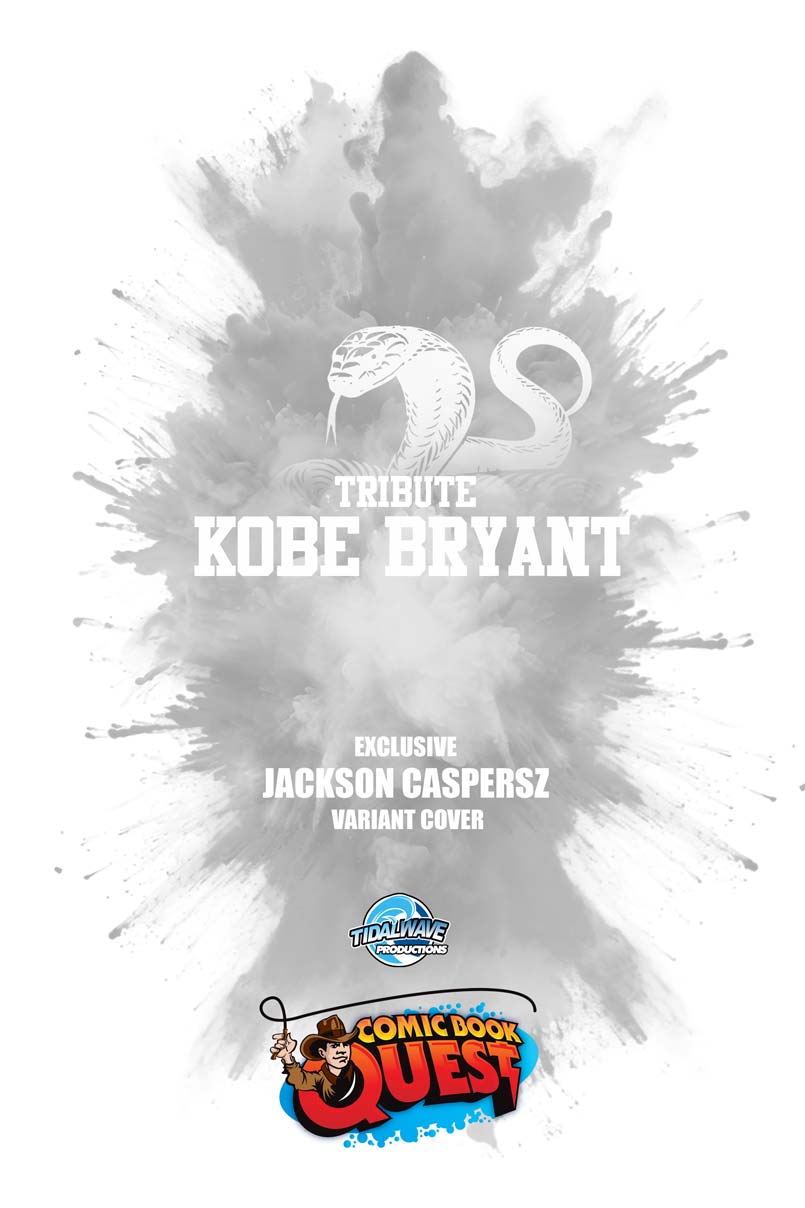 Kobe Bryant #1 Tribute Series Jackson Caspersz Metal Variant LTD 5