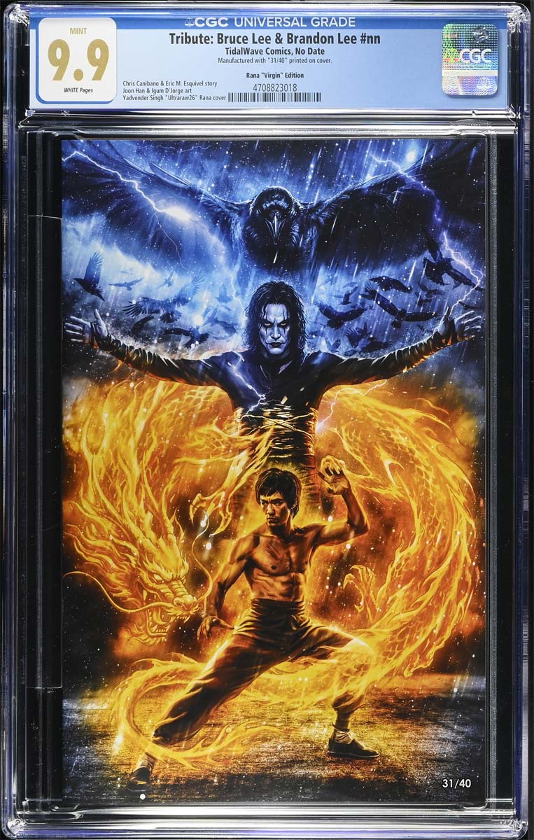 Lee #1 CGC 9.9 Ultraraw26 Secret Virgin Variant (Bruce & Brandon