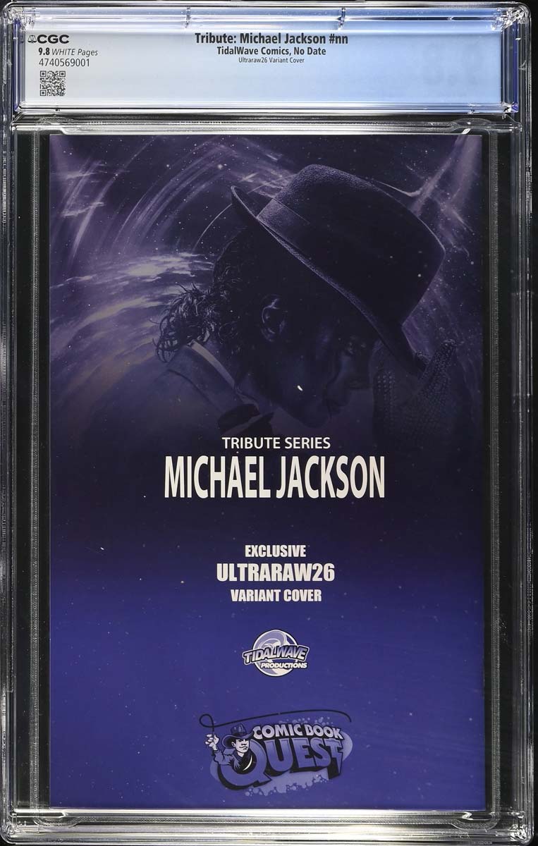 Michael Jackson #1 CGC 9.8 Ultraraw26 Secret Trade Variant #1/70