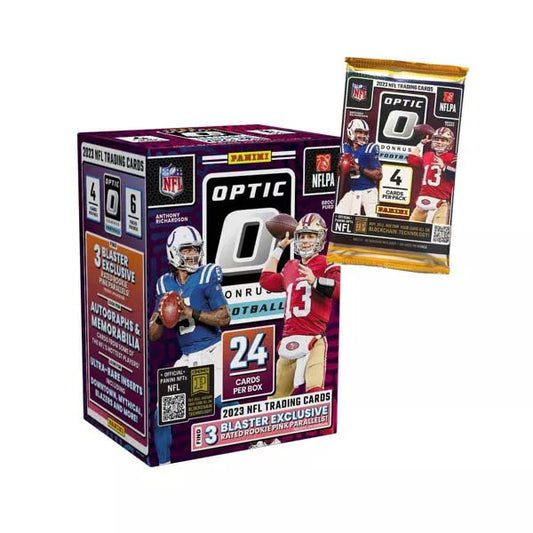 2023 Panini NFL Donruss Optic Football Sealed Blaster Box