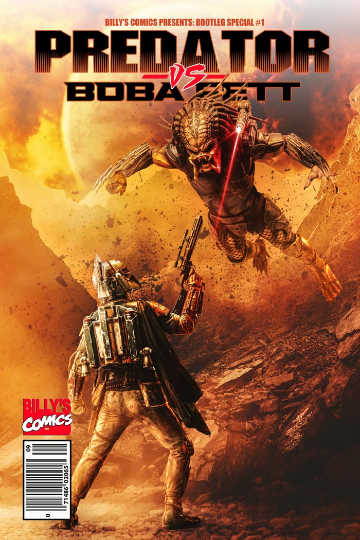 Bootleg Special: Predator vs Boba Fett #1 Ultraraw26 Trade Variant LTD 50
