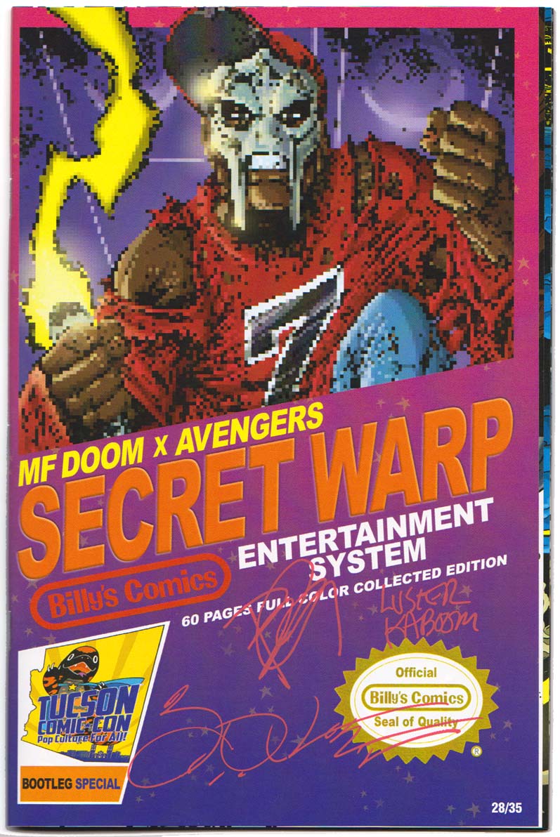 Bootleg Special: 60 Page Collectors Edition Flip Cover NES Homage Variant Triple Signed Back