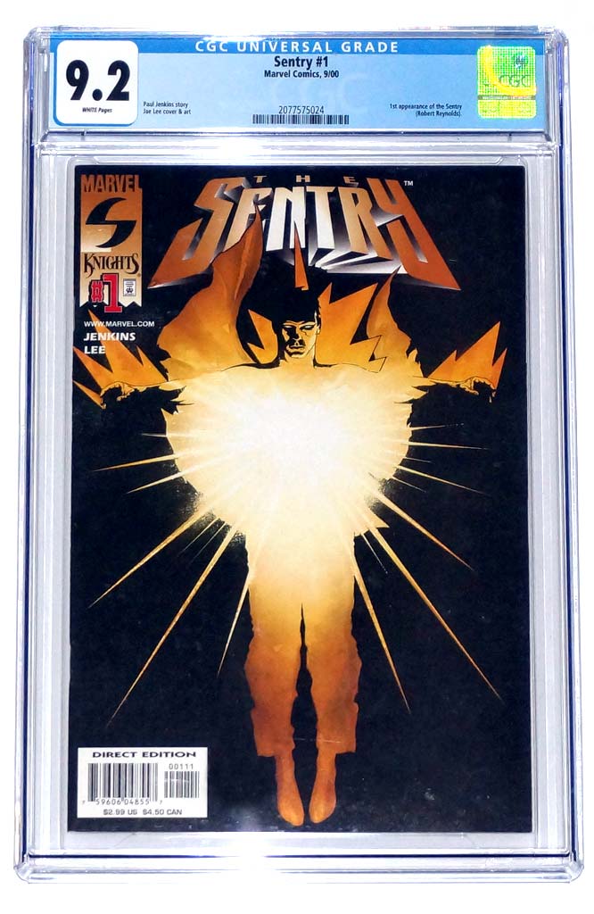 Sentry #1 CGC 9.2 1st App Sentry