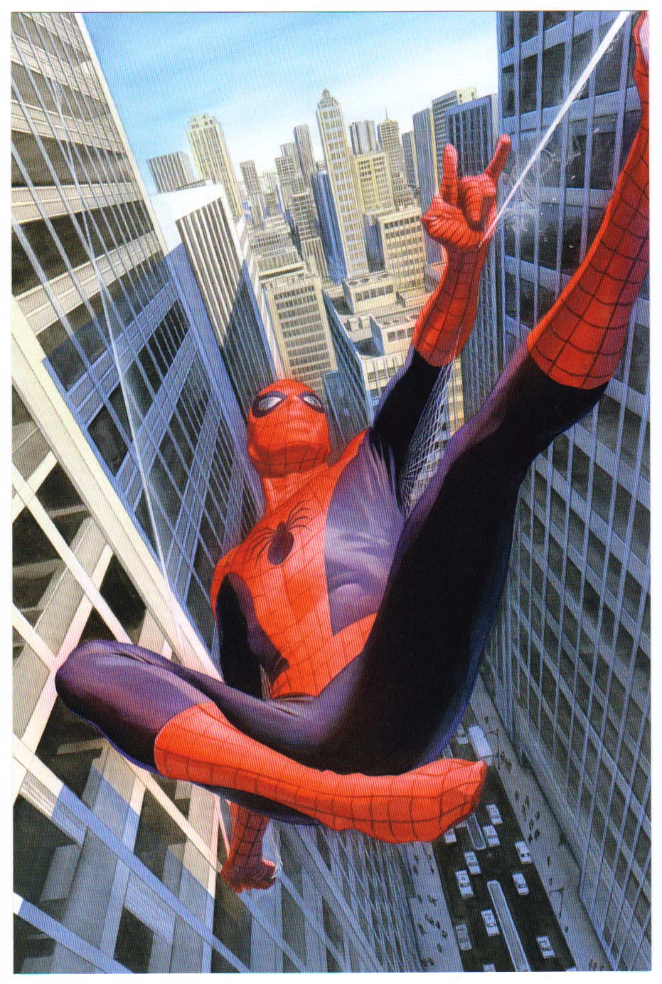 Spider-Man 9x6 Mini Print by Alex Ross