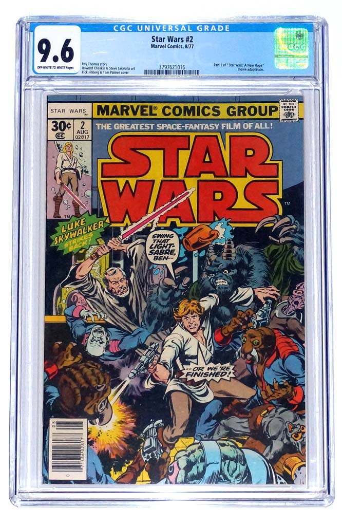 Star Wars #2 CGC 9.6 1st Obi Wan Kenobi & Han Solo