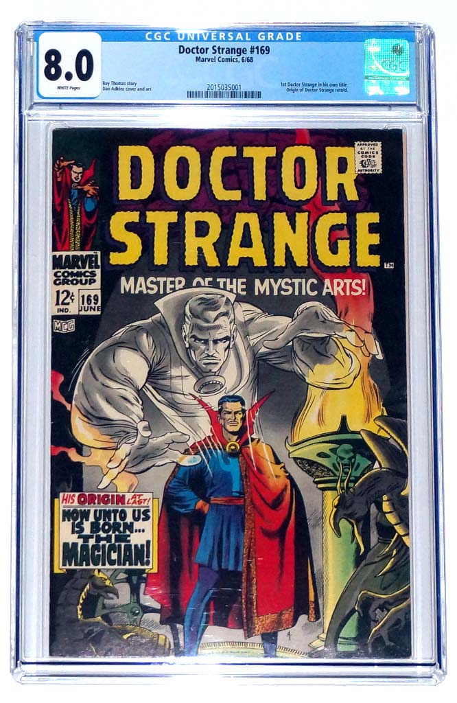 Doctor Strange #169 CGC 8.0 Origin Retold