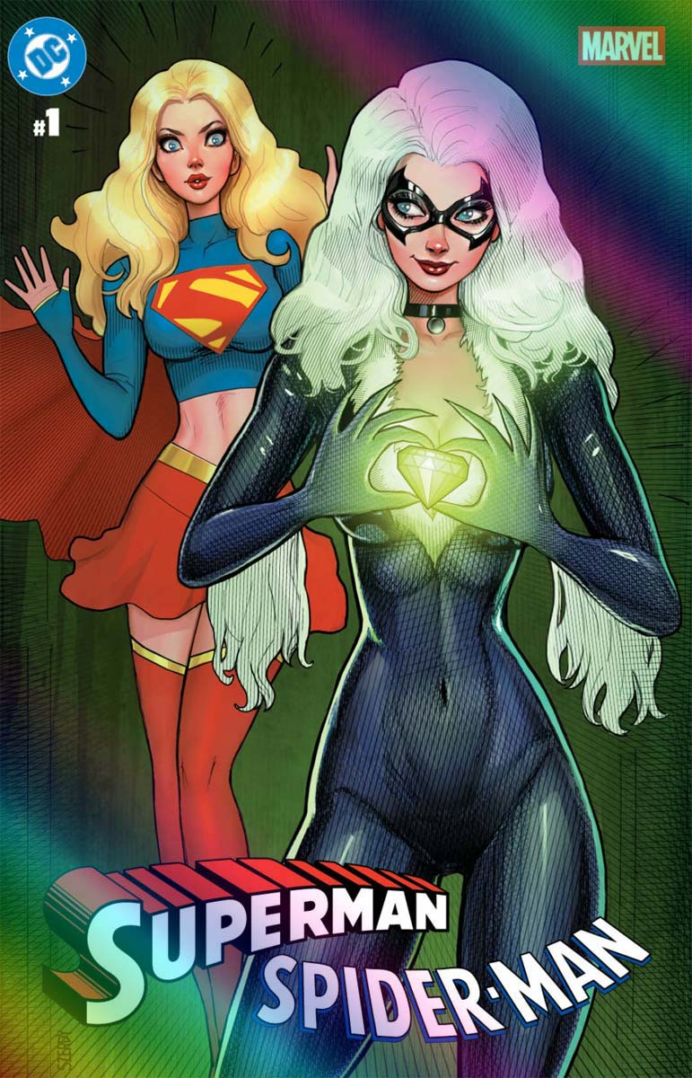 Superman / Spider-Man #1 Szerdy Trade Foil Variant