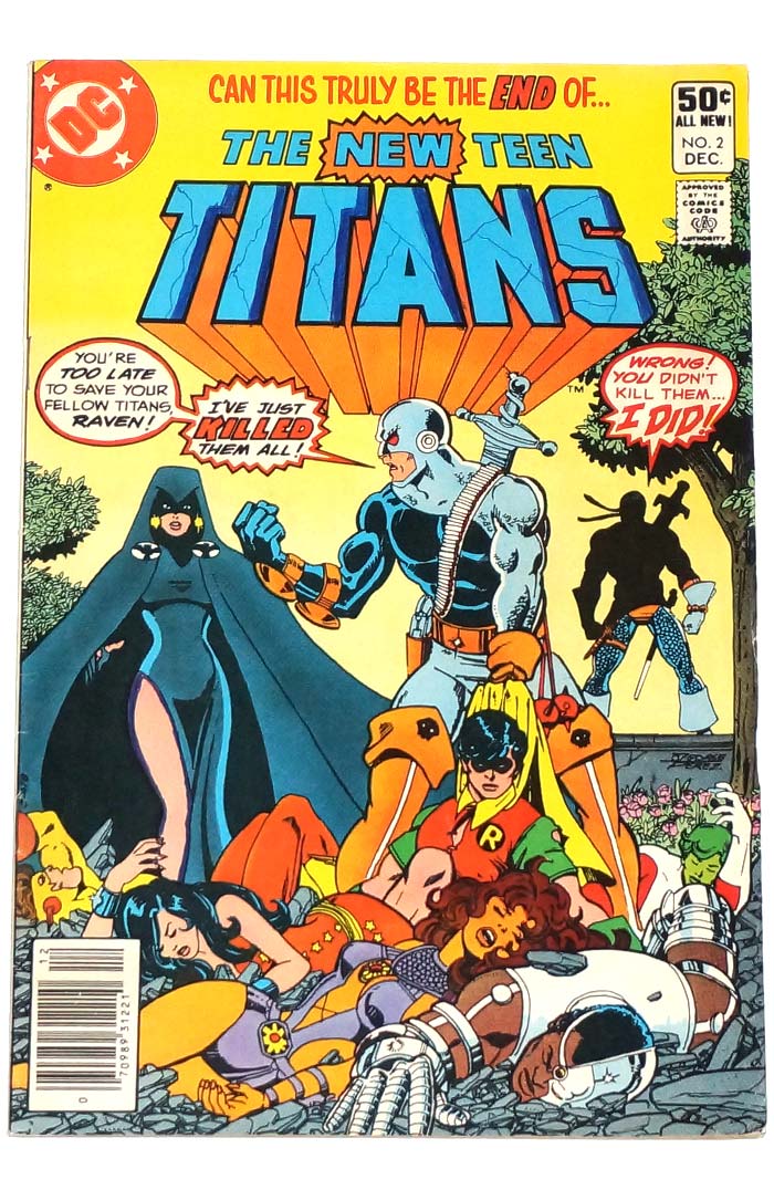 New Teen Titans #2 Newsstand 1st Deathstroke