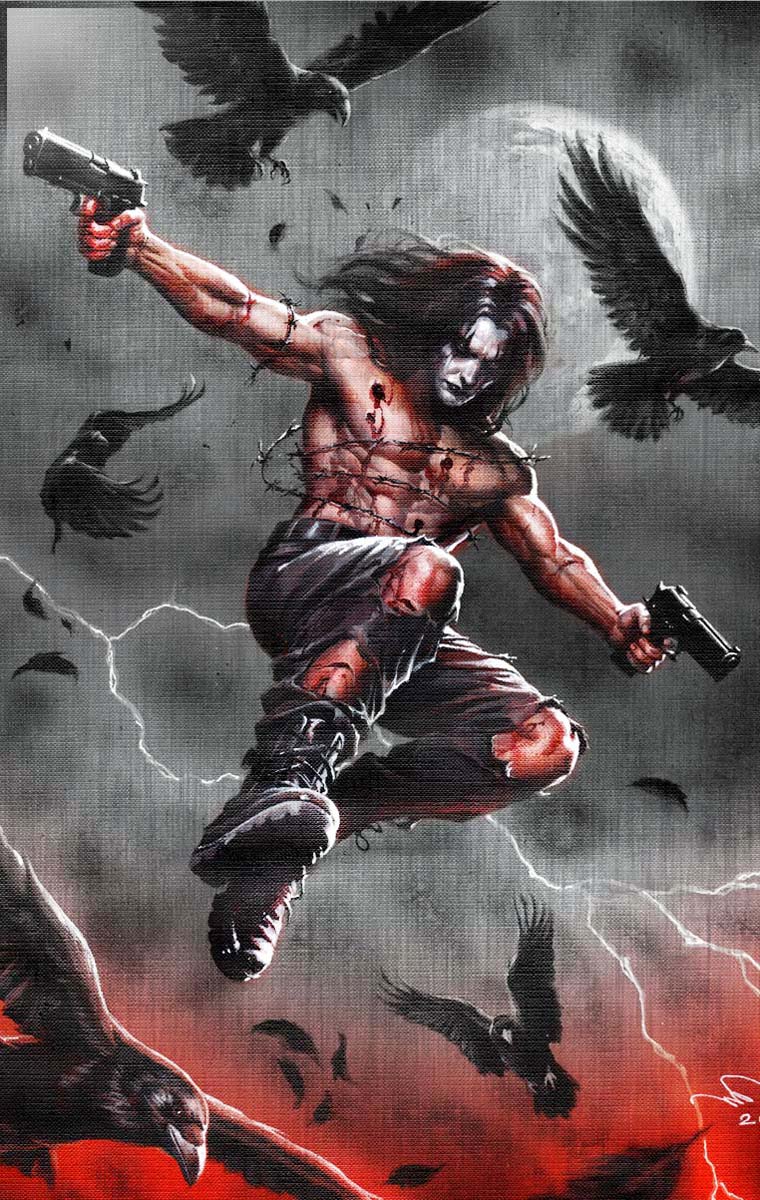 The Crow Dead Time #2 Humam Qutub Color Splash Metal Variant LTD 5