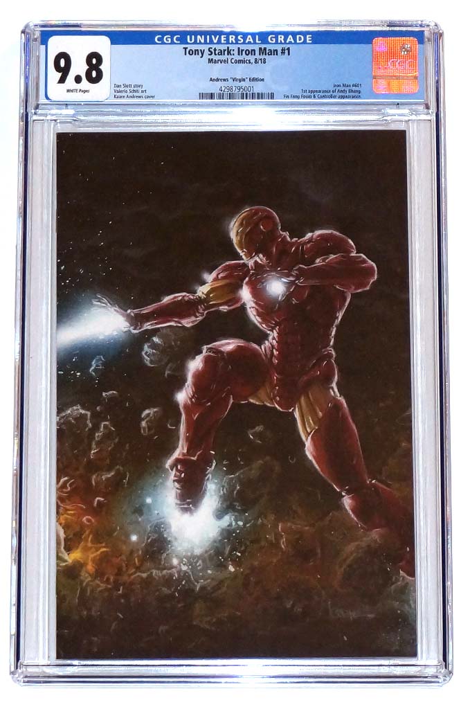 Tony Stark: Iron Man #1 Andrew Virgin Variant