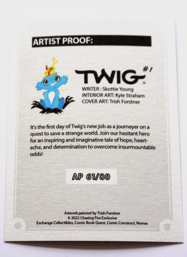 Twig Artist Proof Trading Card (Trish Forstner) Limited to 80