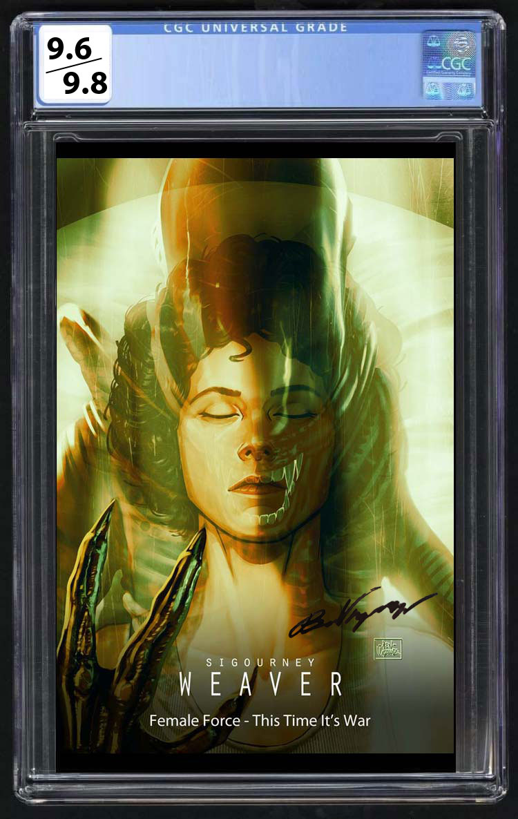 Sigourney Weaver #1 Ben Vazquez CBQ Trade Variant LTD 60