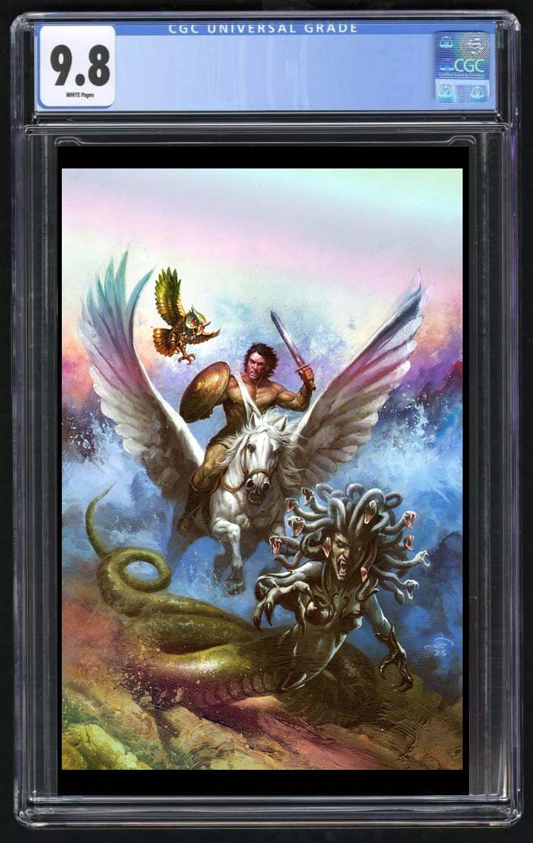 Wrath of the Titans #1 Humam Qutub Secret Virgin Foil Variant LTD 20