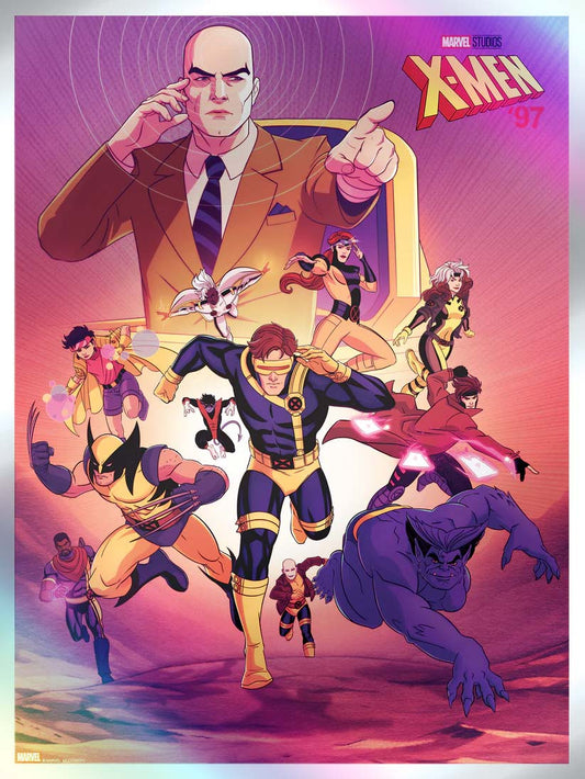X-Men 97 Professor X Foil Variant Giclee Poster LTD 50