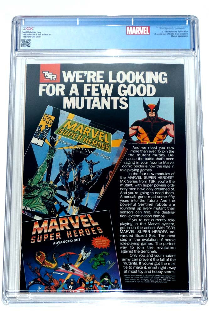 Amazing Spider-Man #298 Newsstand CGC 9.4 1st Eddie Brock