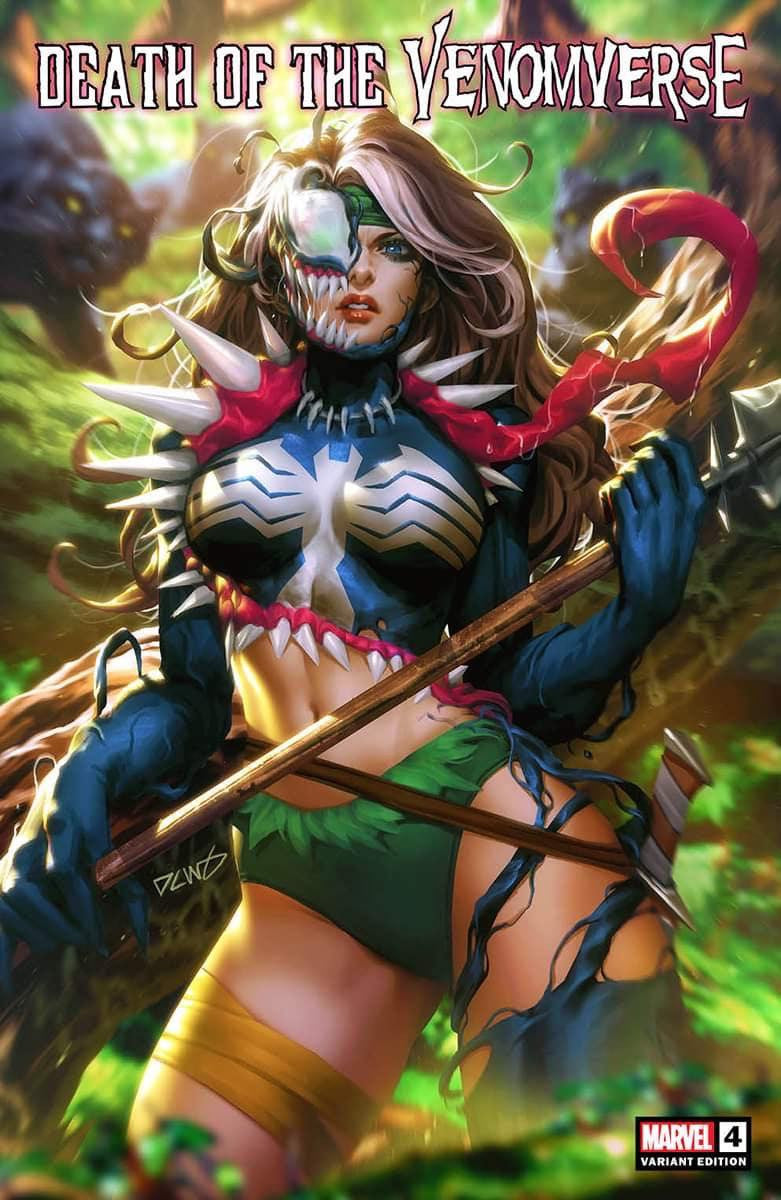 Death of The Venomverse #4 Derrick Chew Variant SET