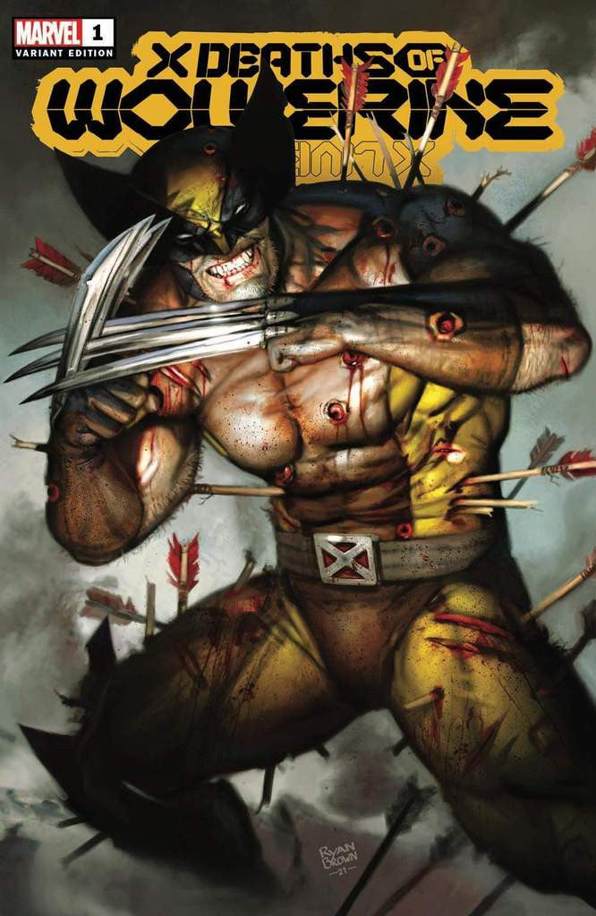 X Deaths of Wolverine #1 Ryan Brown Variant SET