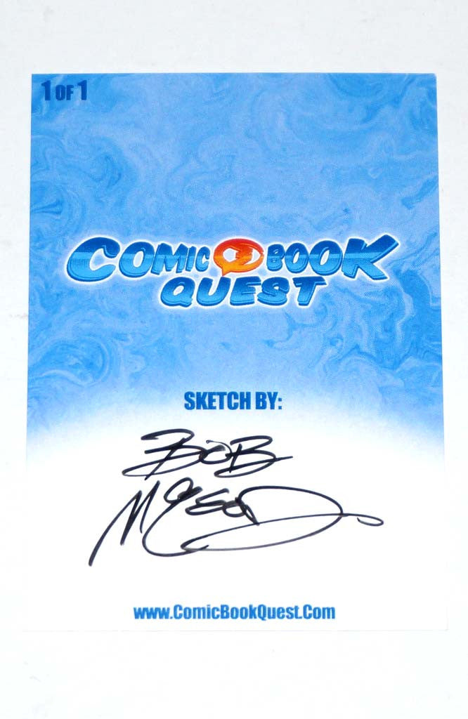 Dr Doom Original Art Sketch Card by Bob Mcleod