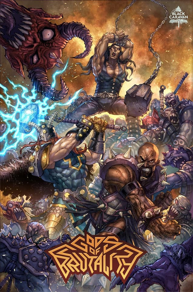 Gods of Brutality #1 Alan Quah Virgin Variant Set