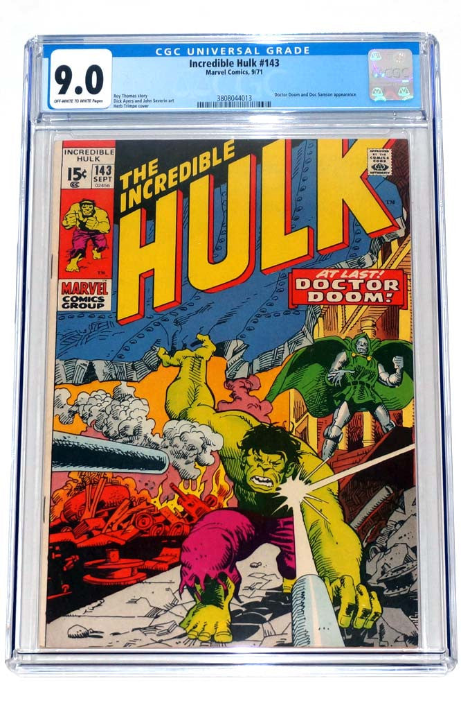 Incredible Hulk #143 CGC 9.0