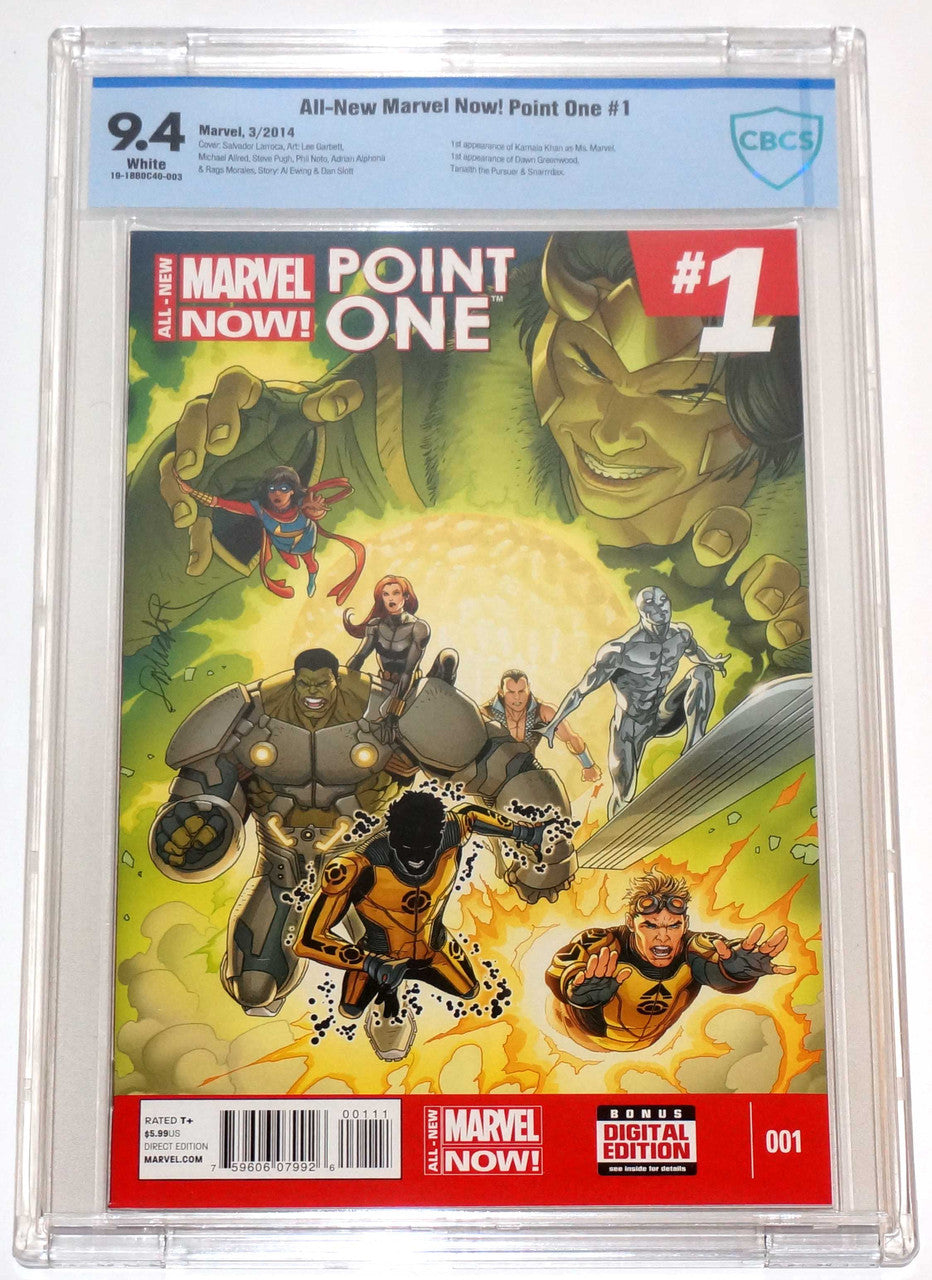 All-New Marvel Now Point One #1 1st Kamala Khan as Ms Marvel