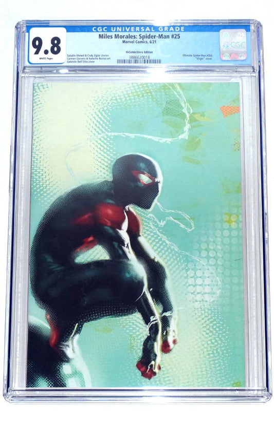 Miles Morales Spider-Man #25 Dell'Otto Virgin Variant CGC 9.8