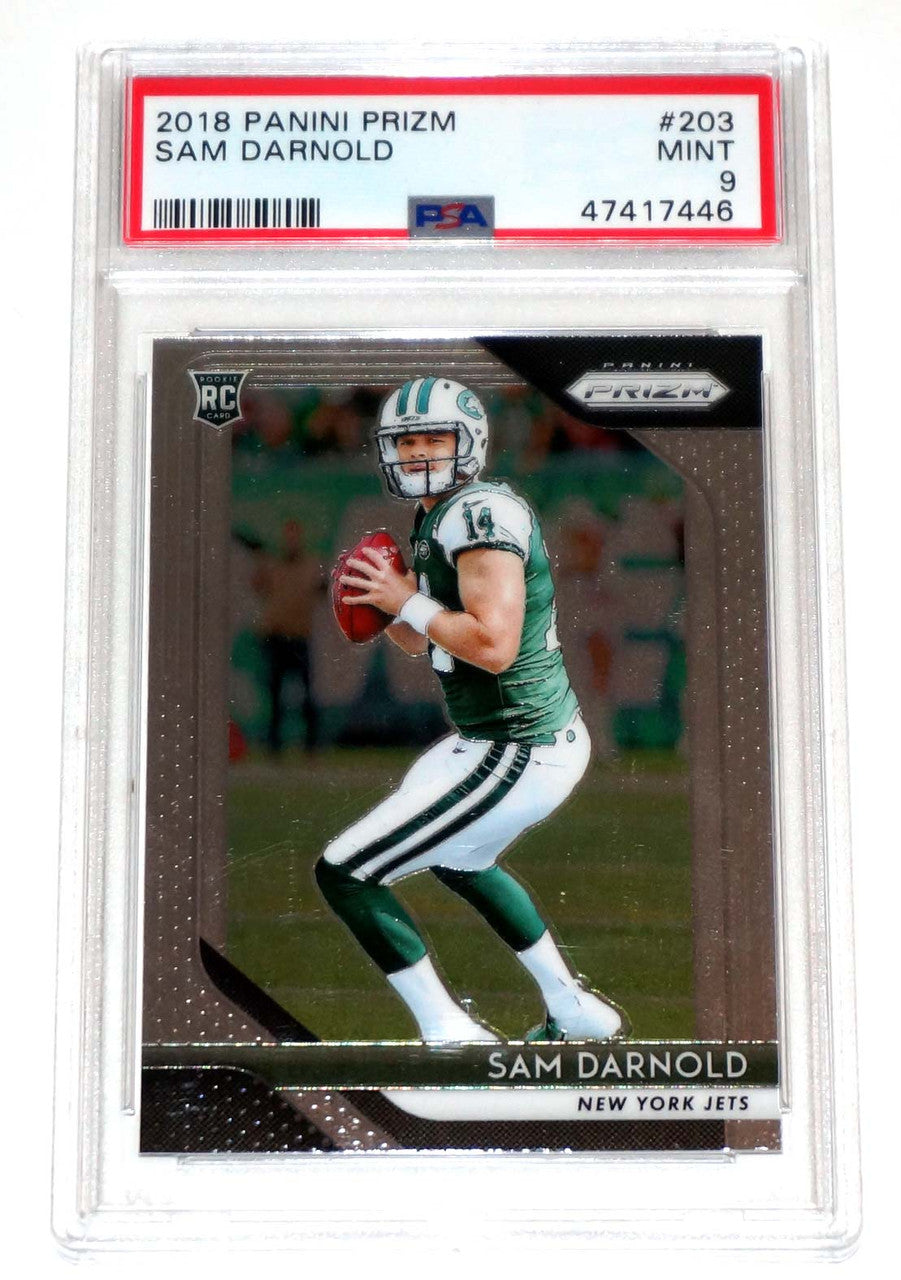 2018 Panini Prizm Sam Darnold Rookie PSA 9